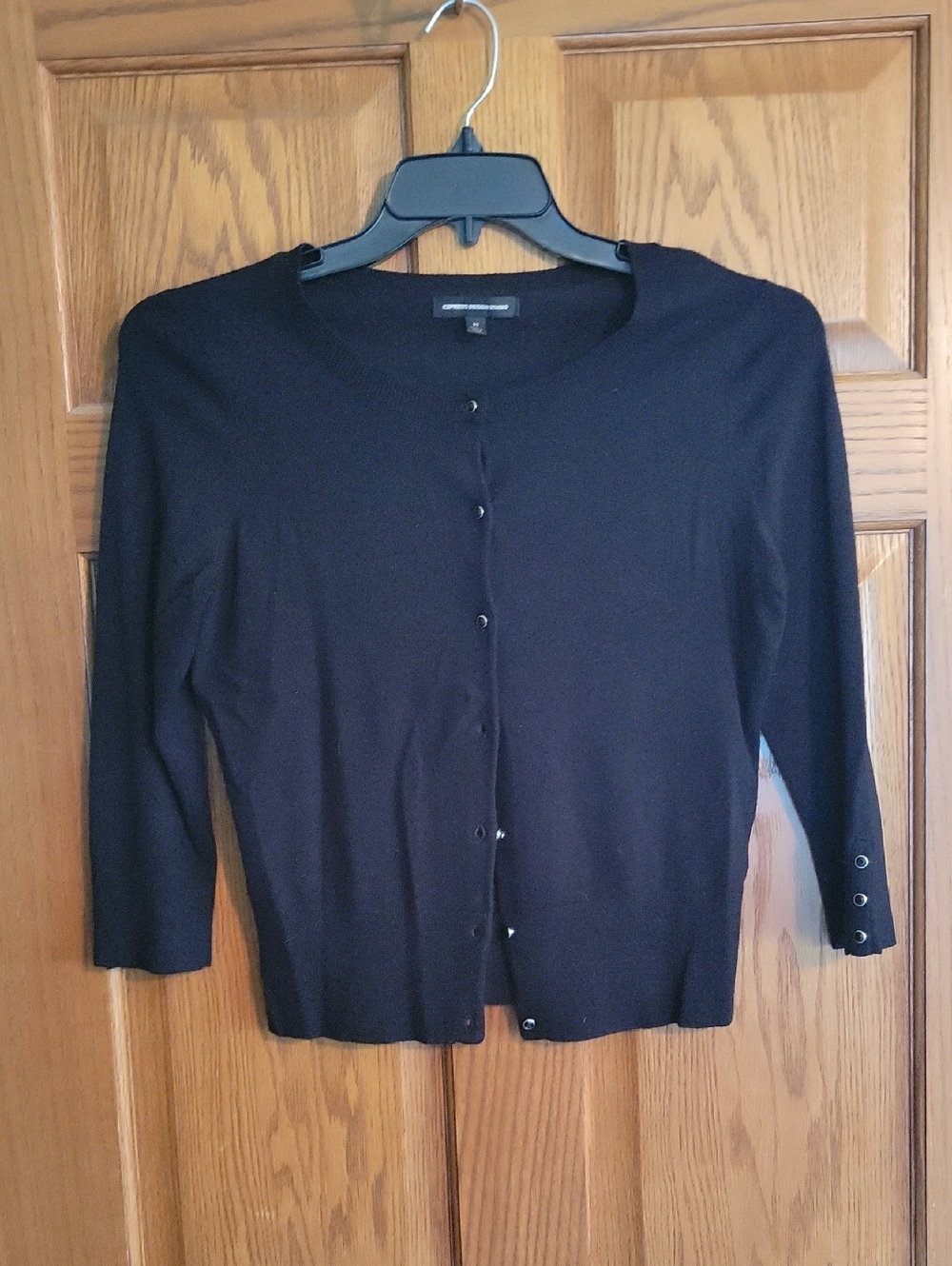 Express Black Women's Button-Front Cardigan